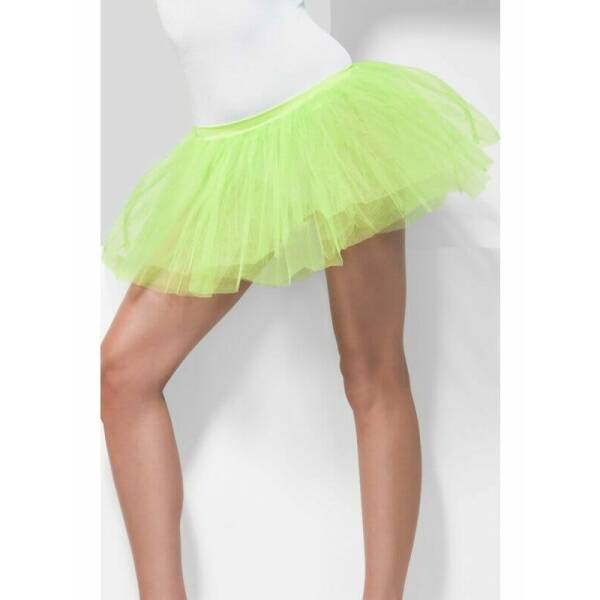 Neon Green Tutu with Underskirt 30cm - One Size