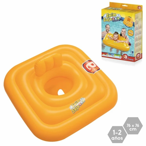 Bestway Swim Safe Baby Seat Support Step A 76x76cm for Age 1-2 Years (Online Only)