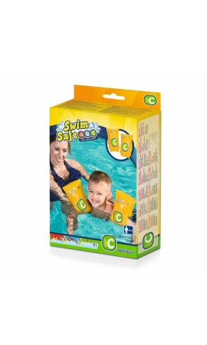 Bestway Swim Safe Arm Bands Step C for Age 5-12 Years 30x15cm (Online Only)