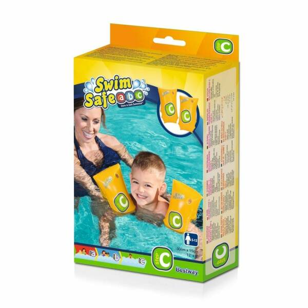 Bestway Swim Safe Arm Bands Step C for Age 5-12 Years 30x15cm (Online Only)