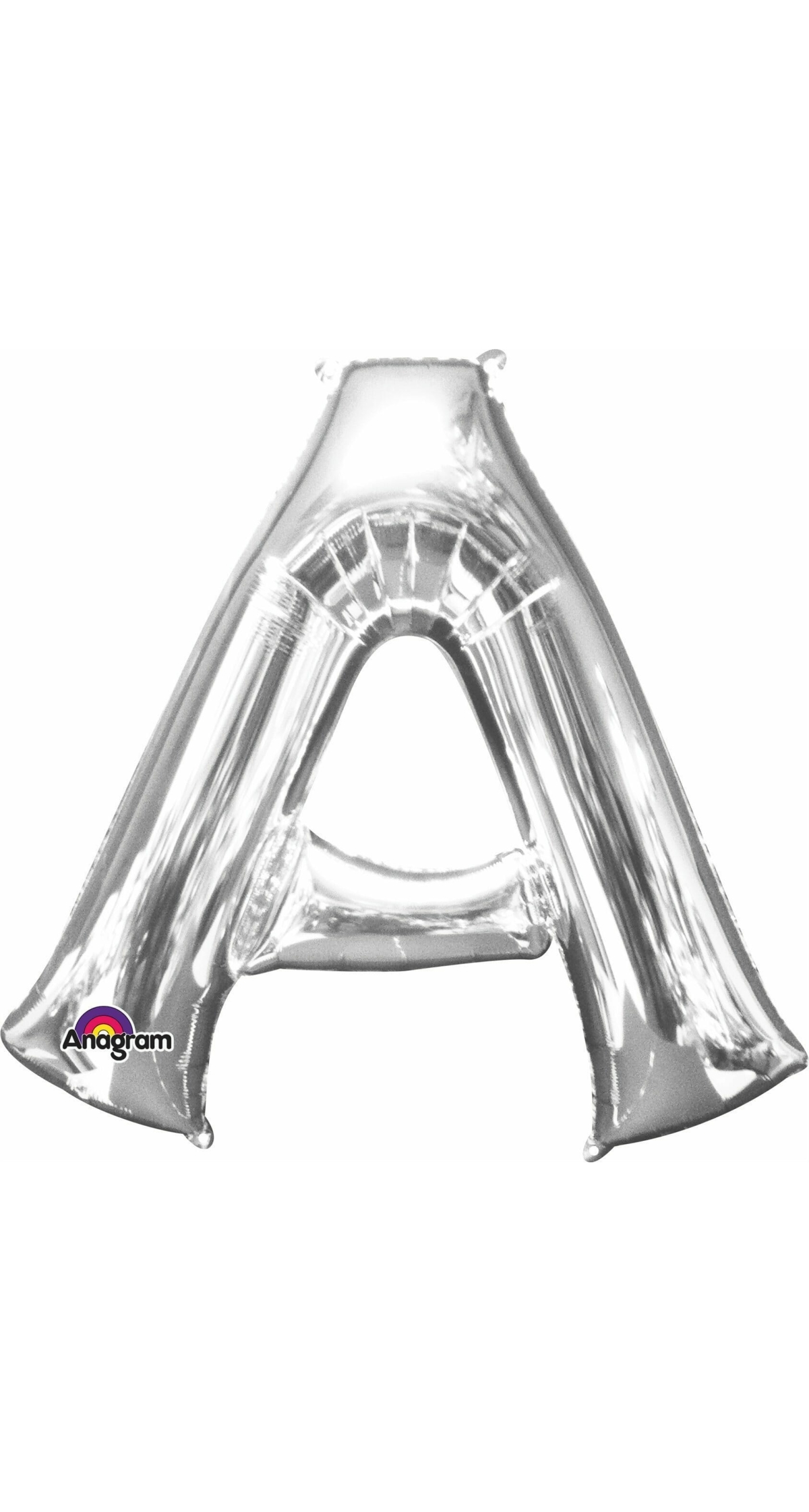 Silver Letter " A " Foil Balloon 34''