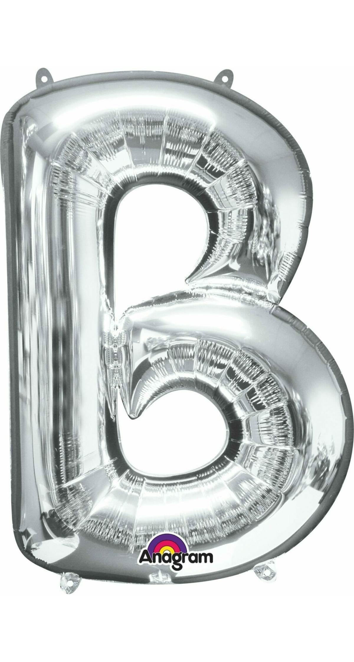 Silver Letter " B " Foil Balloon 16''