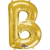 Gold Letter " B " Foil Balloon 34''