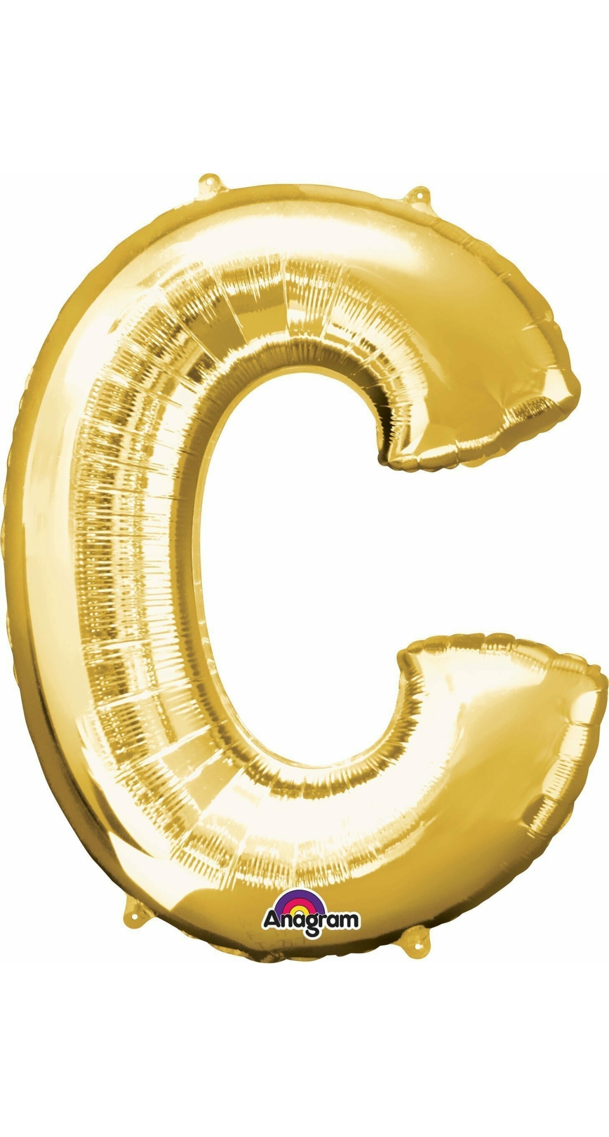 Gold Letter " C " Foil Balloon 34''