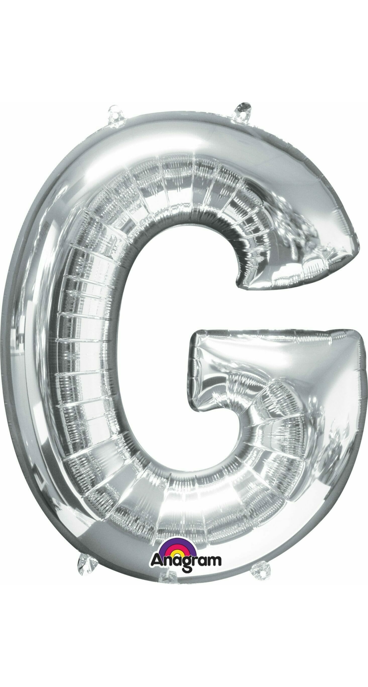 Silver Letter " G " Foil Balloon 16''