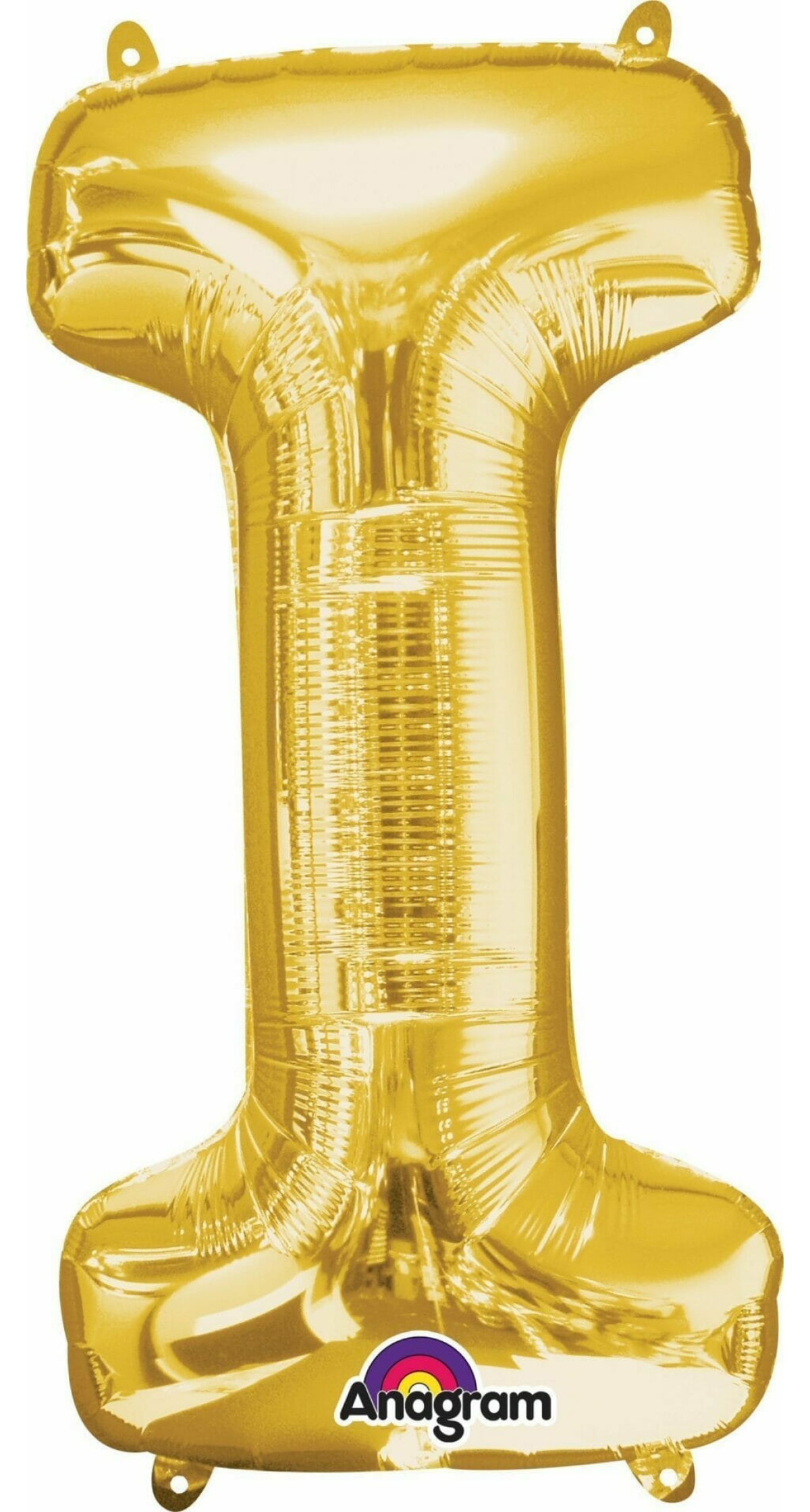 Gold Letter " I " Foil Balloon 34''