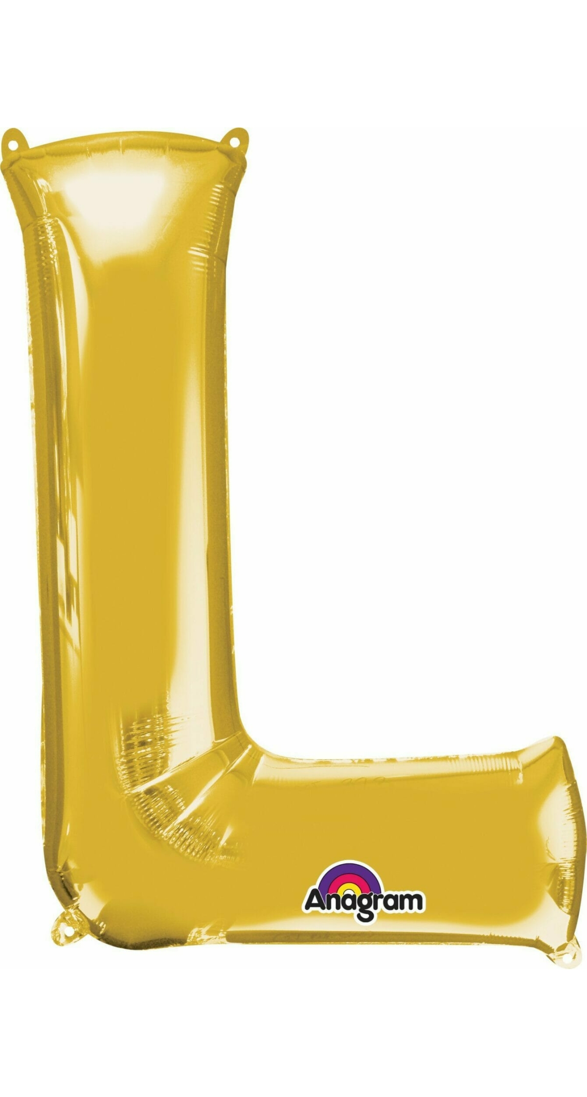 Gold Letter " L " Foil Balloon 34''