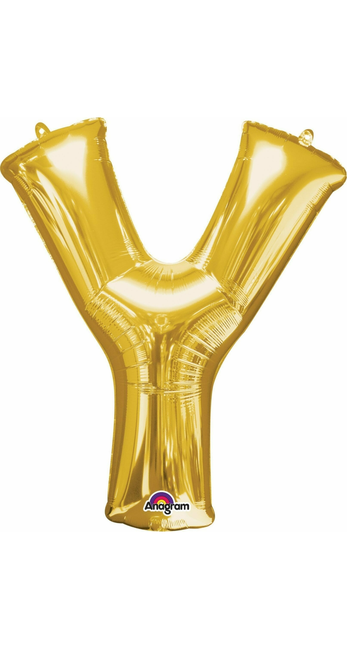 Gold Letter " Y " Foil Balloon 34''