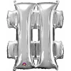 Silver Letter " # " Foil Balloon 16''