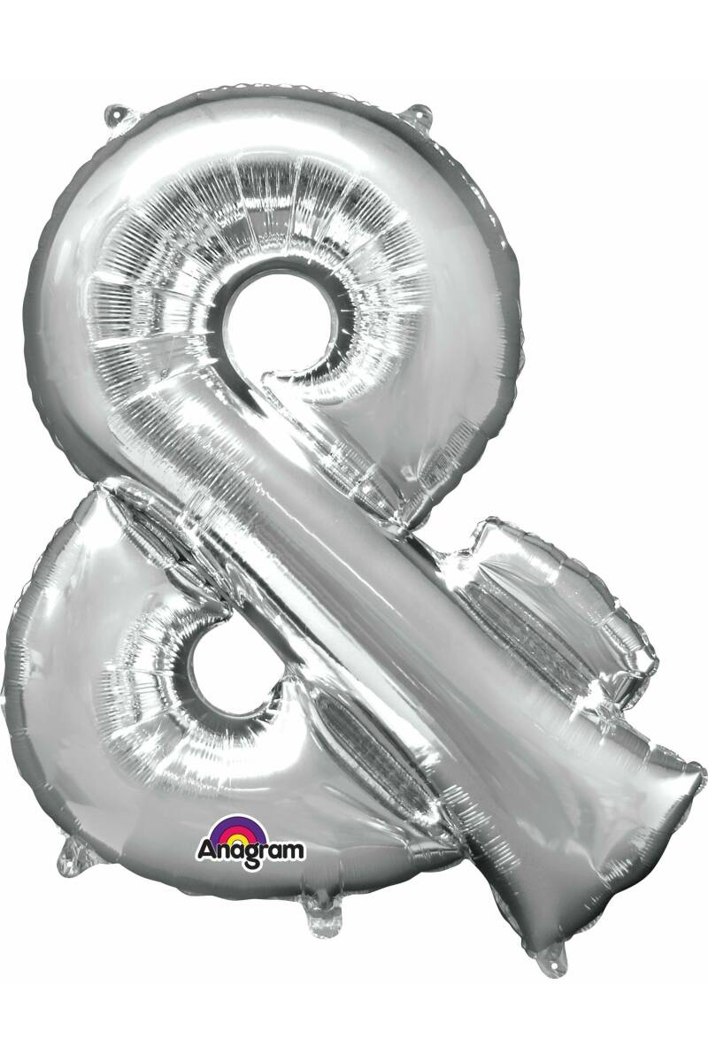Silver Letter " & " Foil Balloon 16''