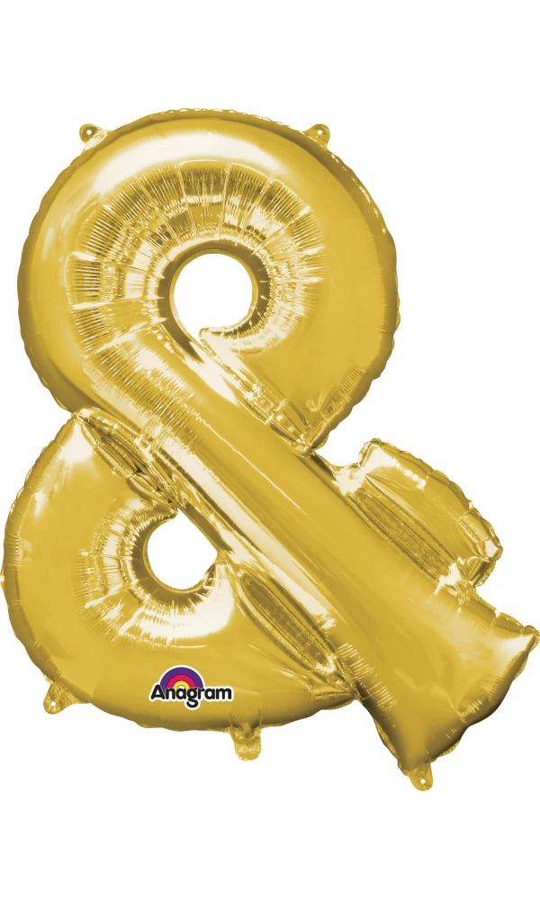 Gold Letter " & " Foil Balloon 16''