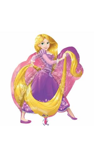 Princess Rapunzel Foil Balloon 26" x 31"