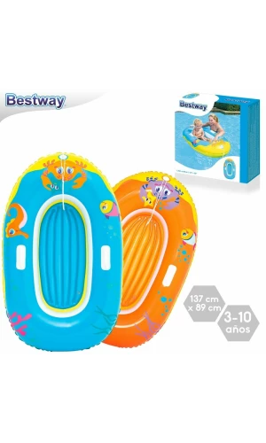 Bestway Assorted Inflatable Happy Crustacean Junior Raft for Age 3-10 Years (Online Only)