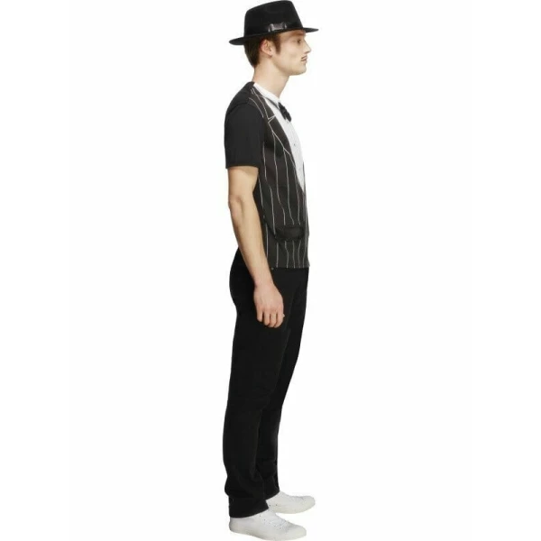 Fever Male Gangster Instant T-Shirt - Adult Size Medium