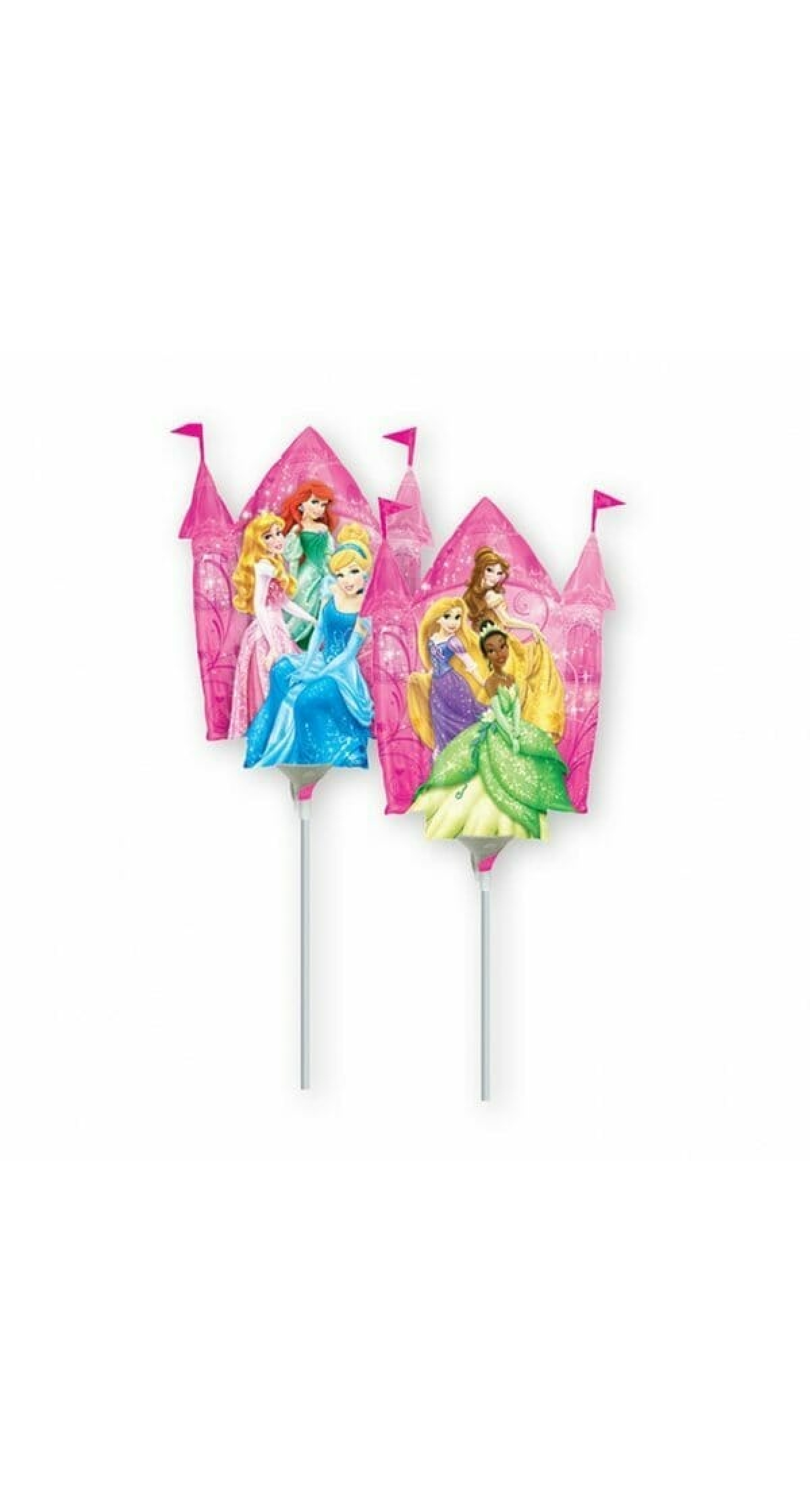 Princesse Castle 2 Sided Mini Shape Foil Balloon 9"