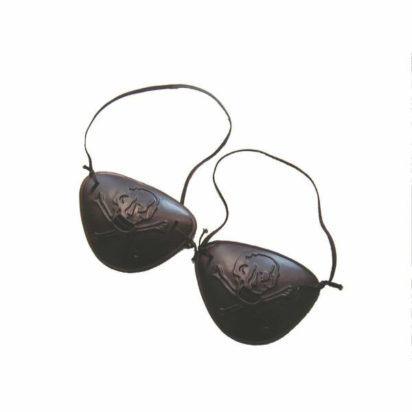 Pirate Eye Patch Plastic - 8.5 x 6.3cm