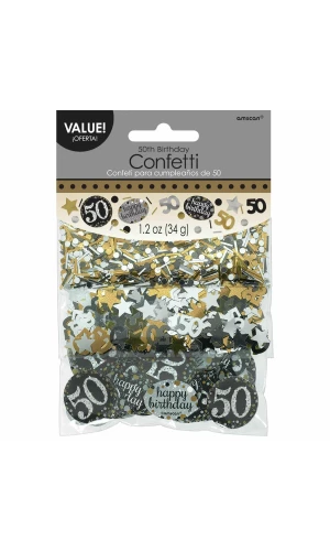 50th Gold Sparkling Celebration Confetti – 34g