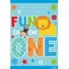 Fun To Be One Boy Plastic Party Bags - 8pk