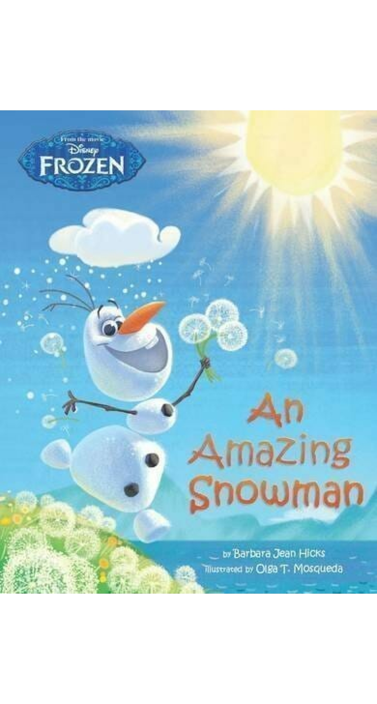 Frozen An Amazing Snowman Paperback Book - 28cm x 23cm