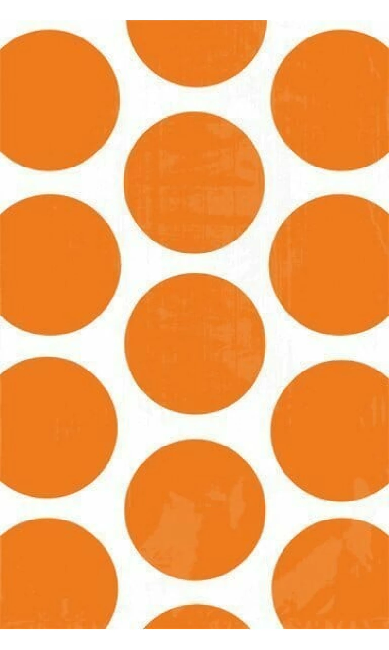 Orange Candy Buffet Polka Dots Treat Bags 17.5cm x 10.9cm – 10pk