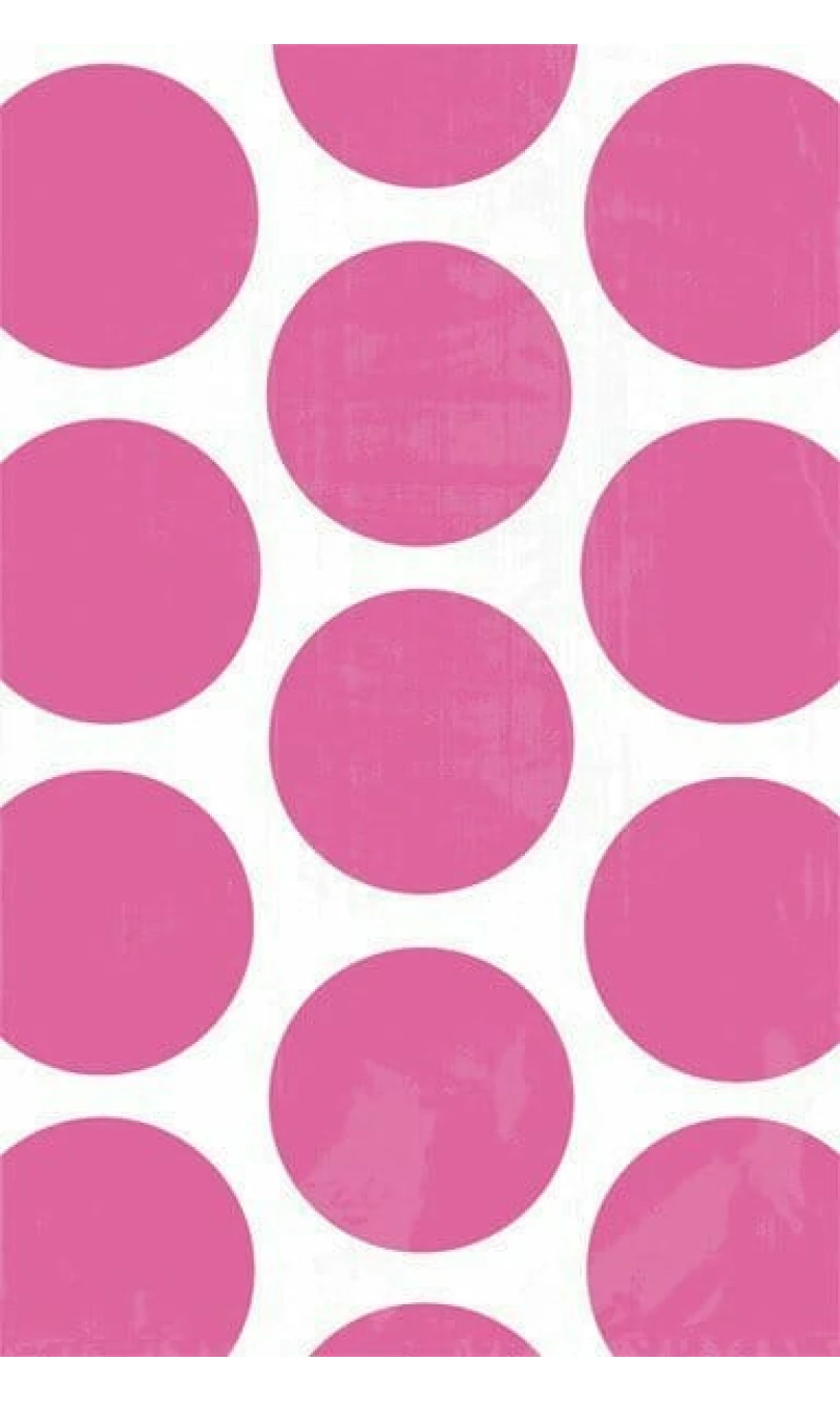 Bright Pink Candy Buffet Polka Dots Treat Bags 17.5cm x 10.9cm – 10pk