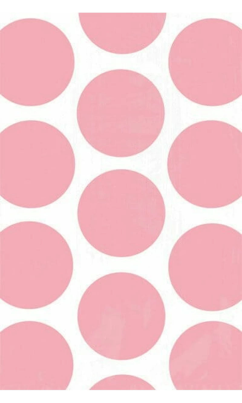 Light Pink Candy Buffet Polka Dots Treat Bags 17.5cm x 10.9cm - 10pk