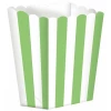 Kiwi Candy Buffet Popcorn Boxes 6.3 x 13.4 x 3.8cm - 5pk