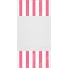 Light Pink Candy Buffet Striped Party Bags 27.3cm x 8.3cm – 10pk
