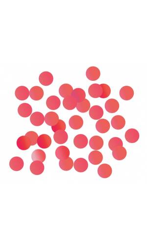 Foil Confetti Circles 20mm - Red 250g