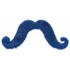 Blue Moustache Self Adhesive