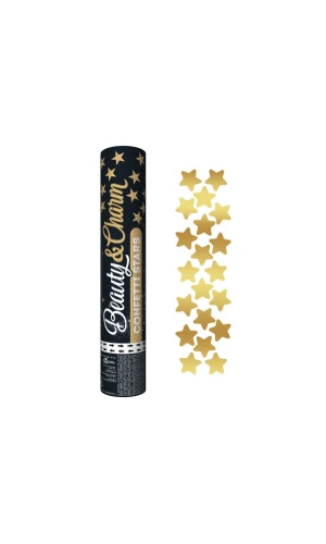Confetti Cannon / Popper Gold Stars - 30cm