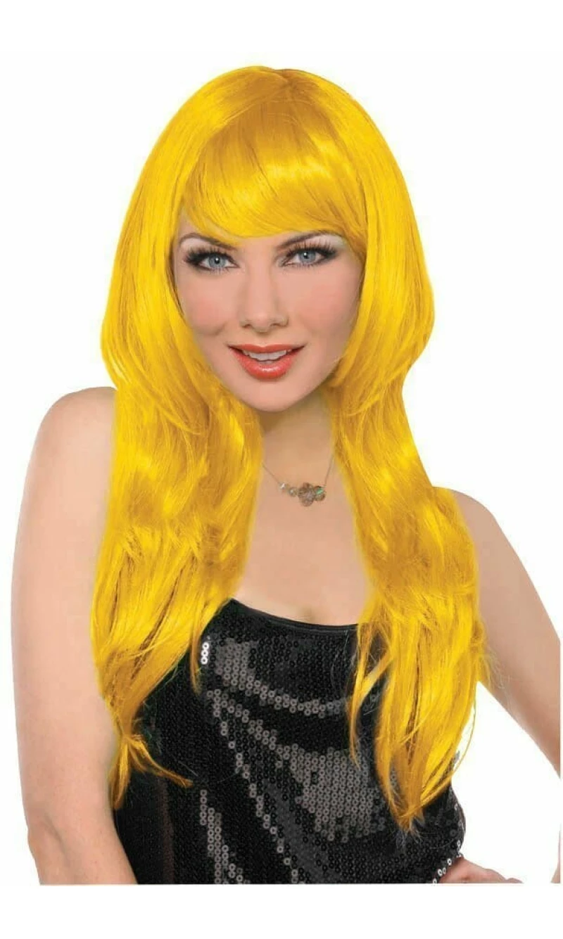 Yellow Glamorous Wig - Adult One Size