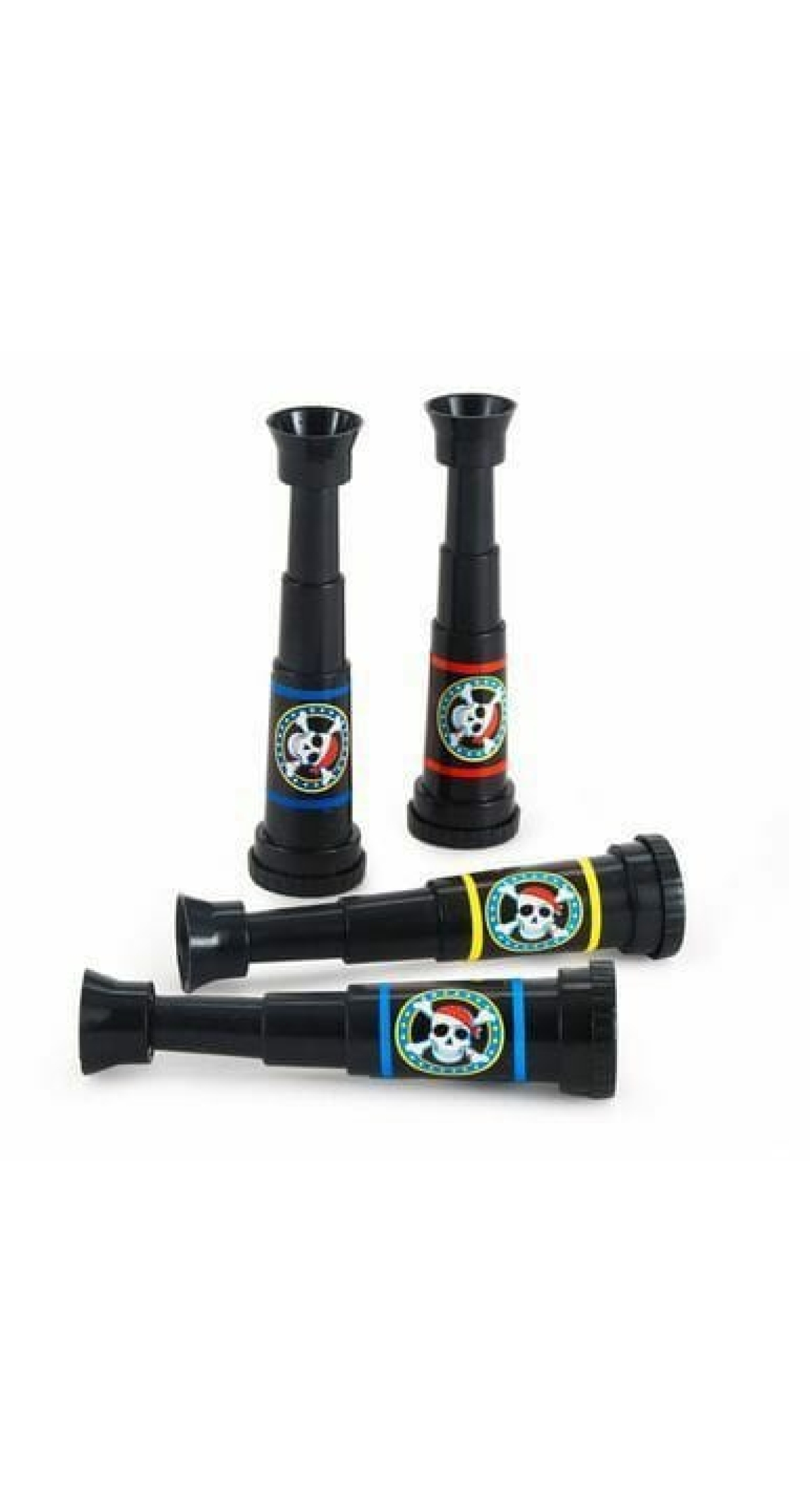 Pirates Spy Glasses - 4pk