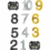 New Year's Countdown Photo Props - 12pk