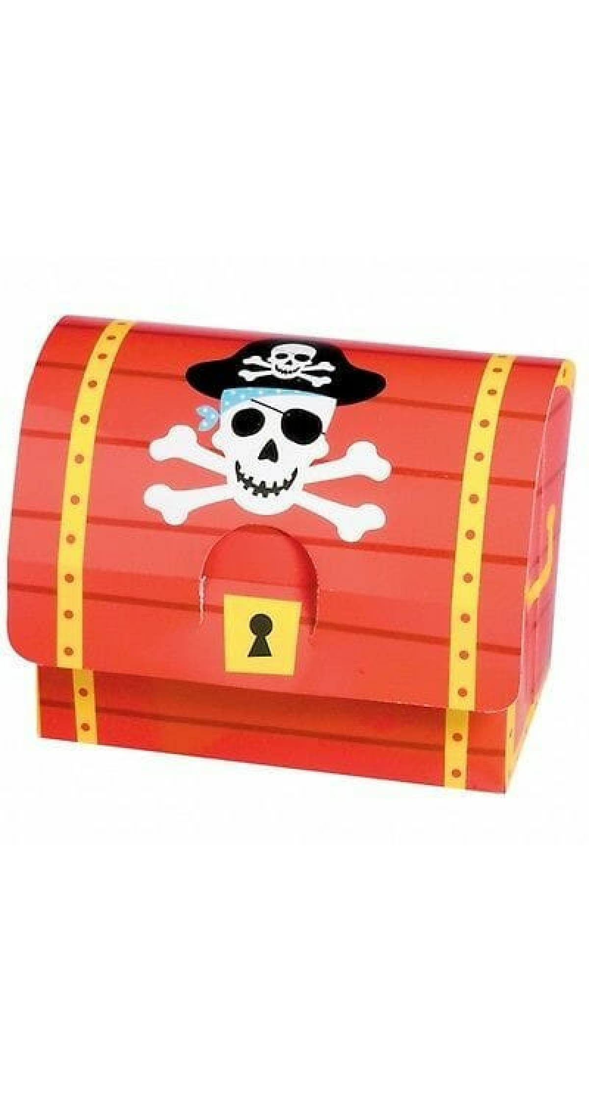Pirate Treasure Paper Boxes 10.8cm x 8.2cm x 6.3cm - 8pk