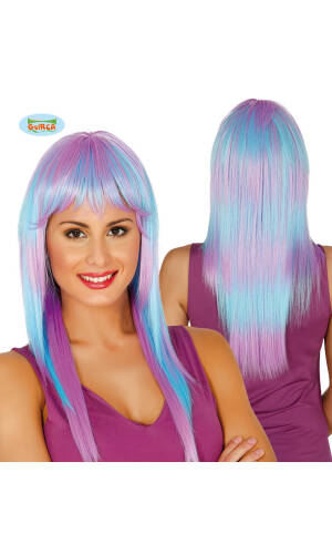 Blue & Lilac Unicorn Wig - Adult One Size
