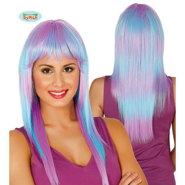 Blue & Lilac Unicorn Wig - Adult One Size