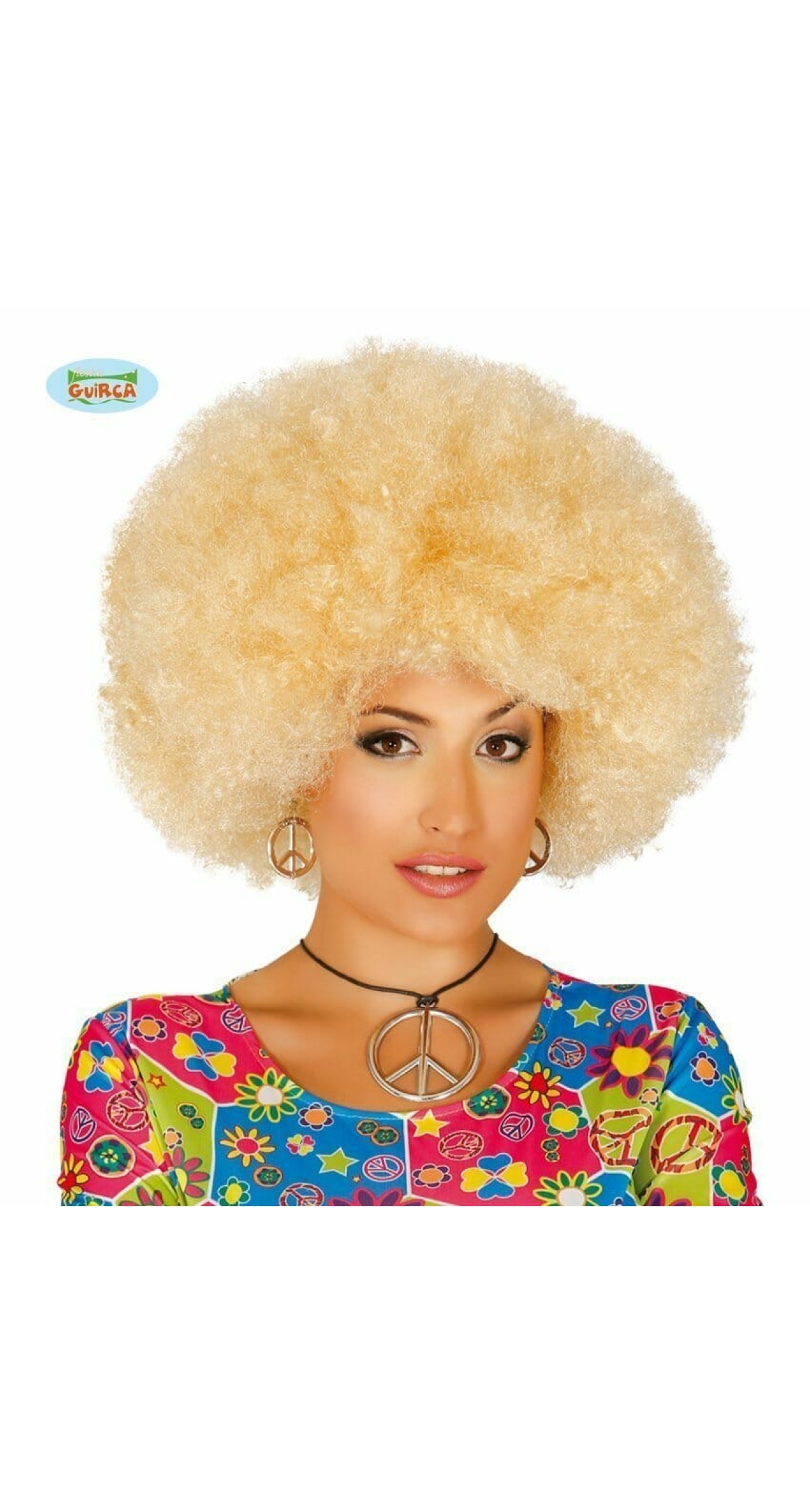 Blonde Afro Wig (Hippie) - Adult One Size