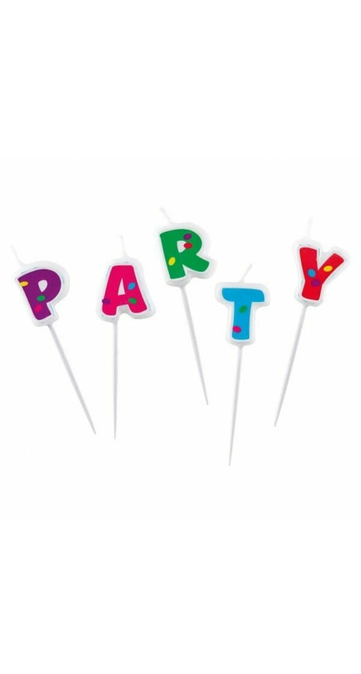 Party Pick Candles - 5pk