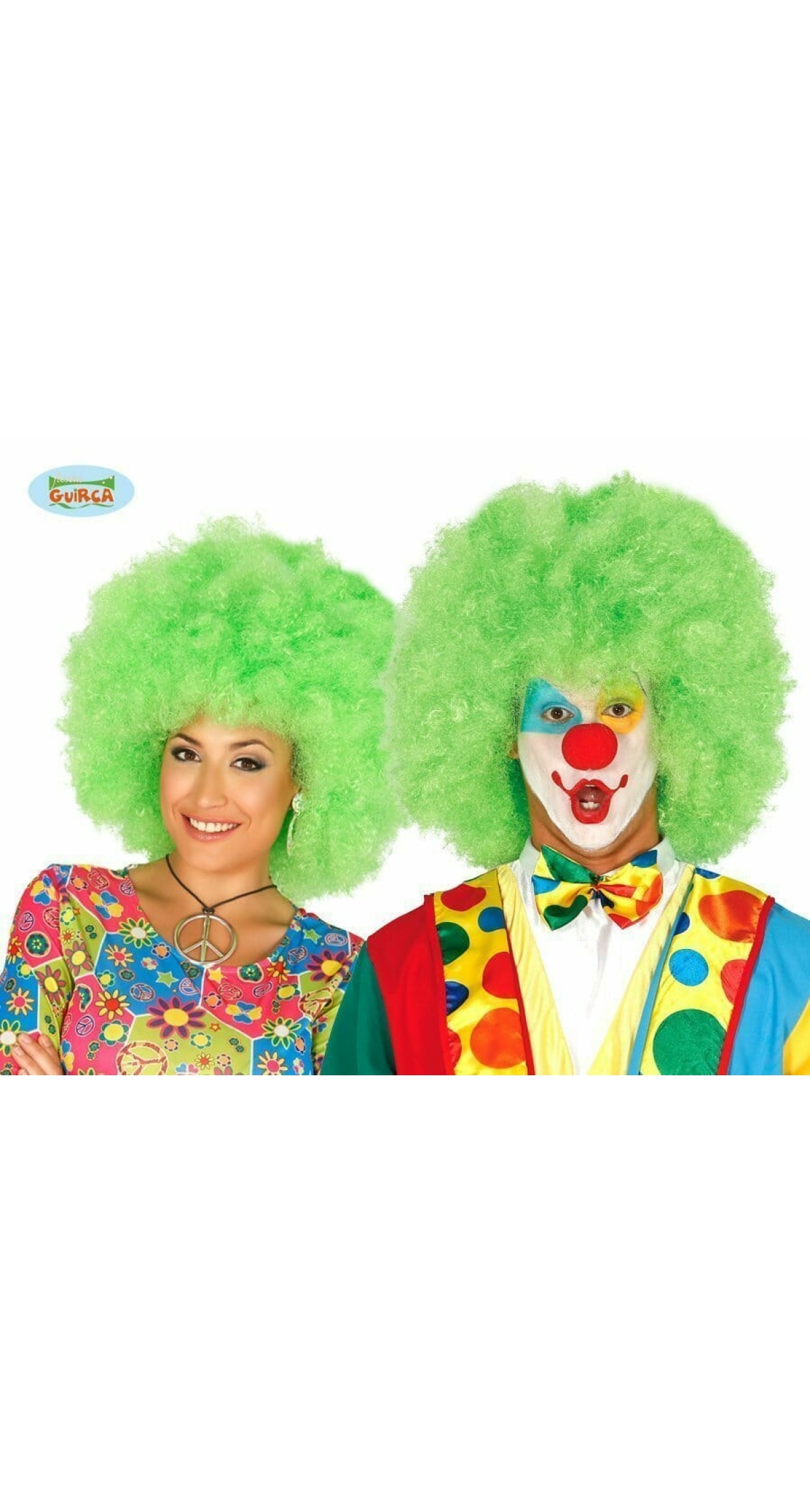 Green Afro Wig (Hippie) - Adult One Size