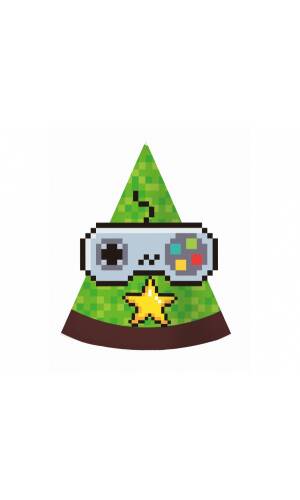 Game On Party Hats - 6pk