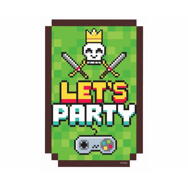 Game On Invitations With Envelopes - 6pk