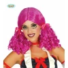 Purple Wig With Ribbon - Adult One Size