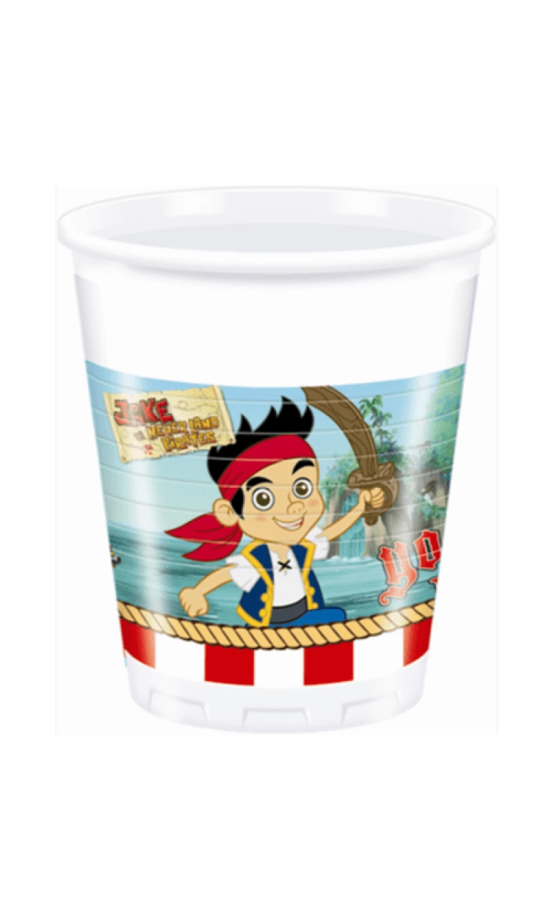 Jake and the Never Land Pirates Plastic Cups - 8pk
