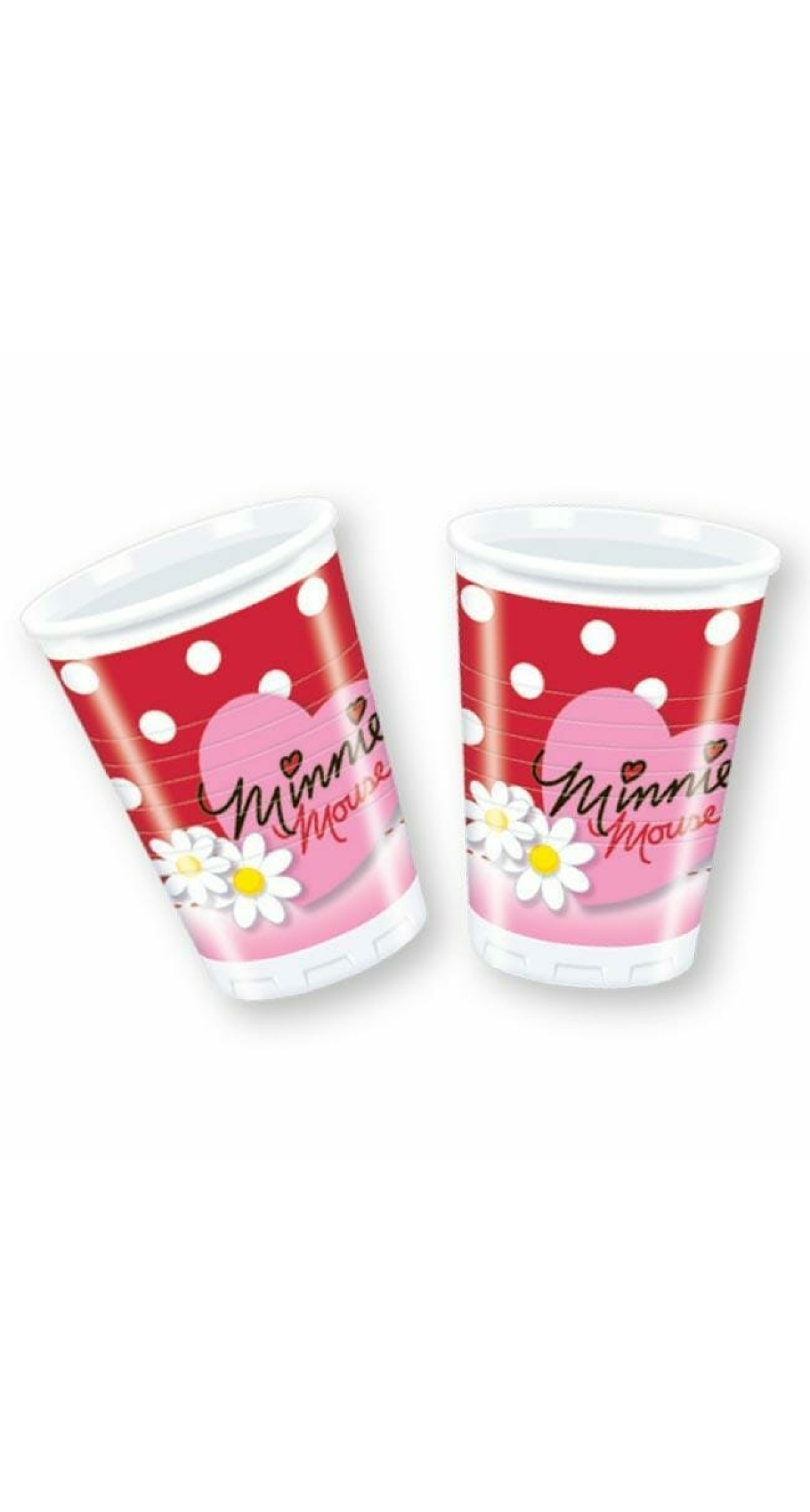 Minnie Mouse Plastic Cups - 10pk