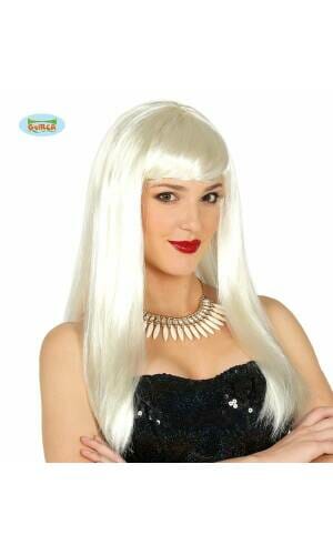 White Long Hair Wig - Adult One Size