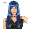 Blue Long Hair Wig - Adult One Size