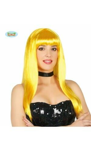 Yellow Long Hair Wig - Adult One Size