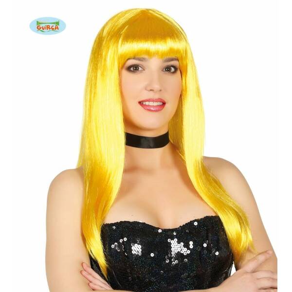 Yellow Long Hair Wig - Adult One Size