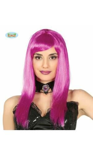 Purple Long Hair Wig - Adult One Size